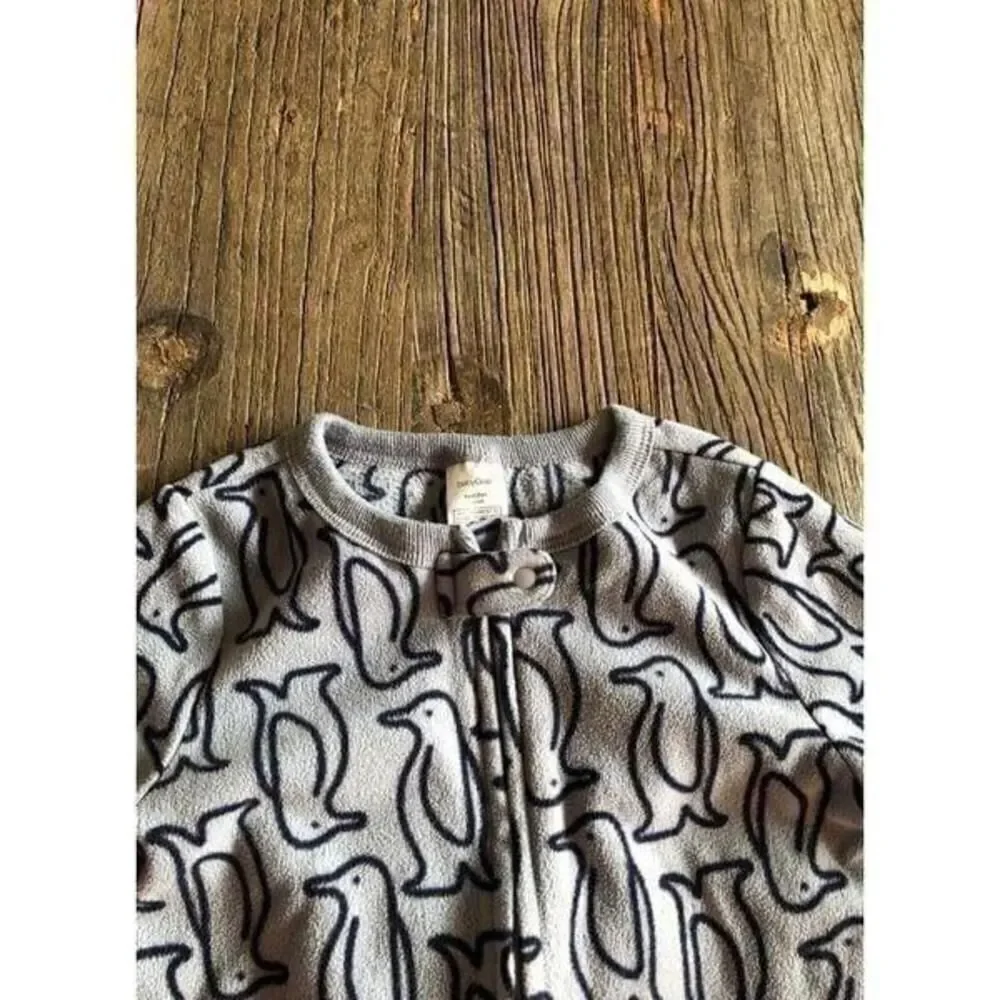 Gap‎ Fleece Sleeper Penguins 2T